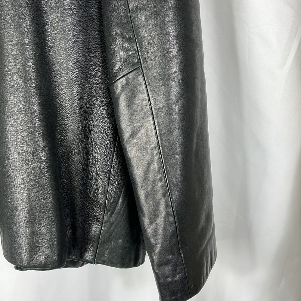 Extasy Italian soft leather pant coat EUC - Picture 10 of 12